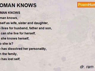 dr. ram sharma - WOMAN KNOWS