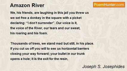 Joseph S. Josephides - Amazon River