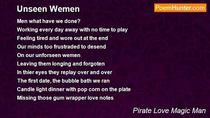 Pirate Love Magic Man - Unseen Wemen