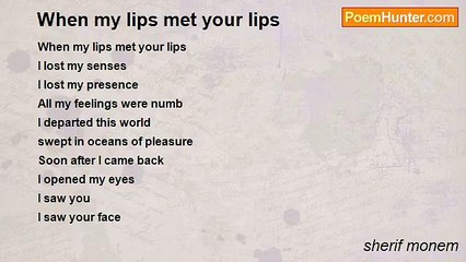 sherif monem - When my lips met your lips