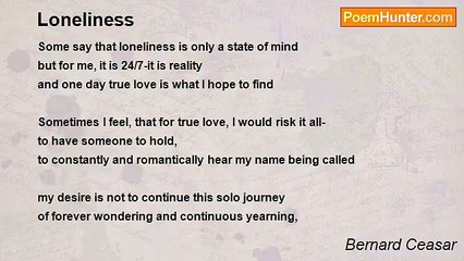 Bernard Ceasar - Loneliness