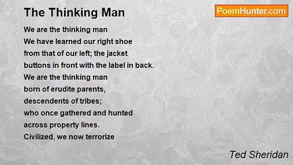 Ted Sheridan - The Thinking Man