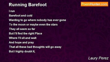 Laury Perez - Running Barefoot