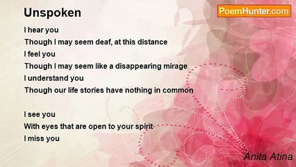 Anita Atina - Unspoken