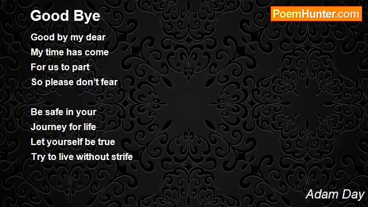 Adam Day - Good Bye