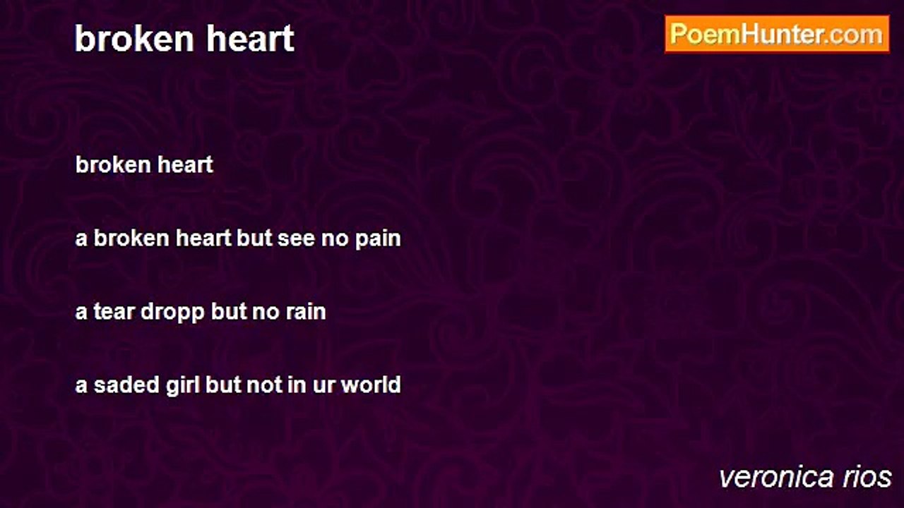 veronica rios - 	  broken heart
