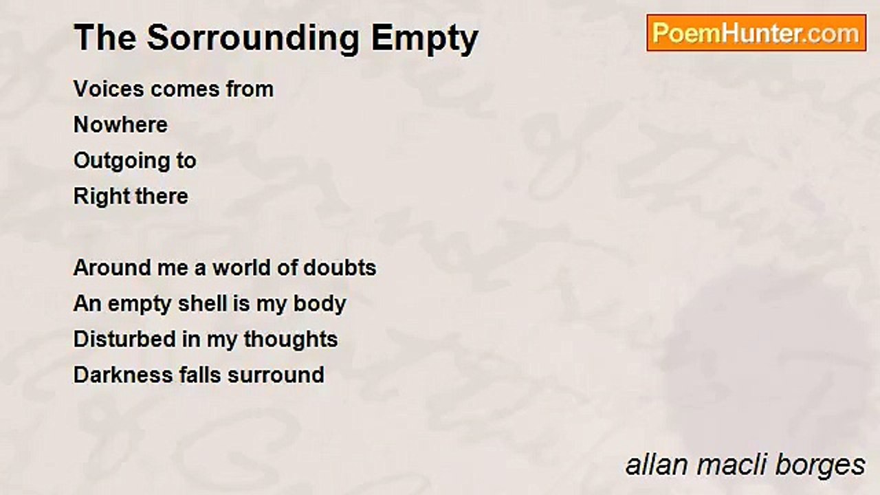 allan macli borges - The Sorrounding Empty