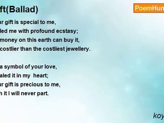 koyel mitra - Gift(Ballad)