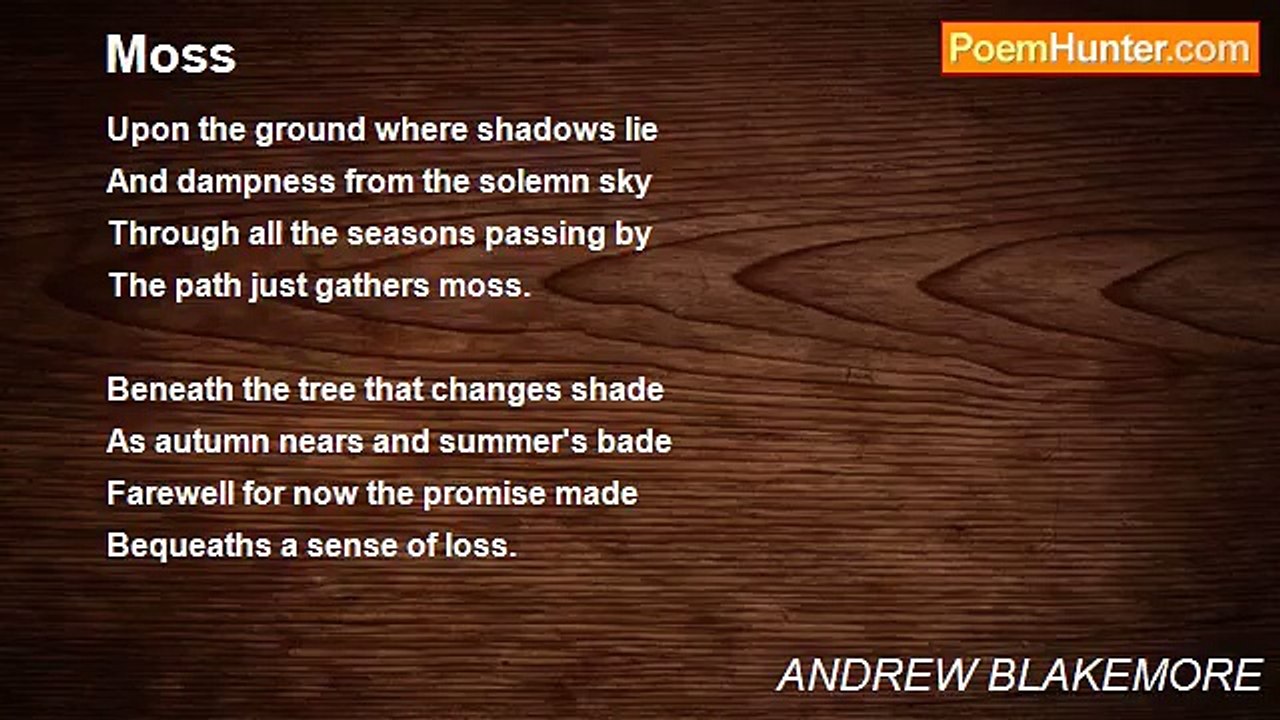 ANDREW BLAKEMORE - Moss
