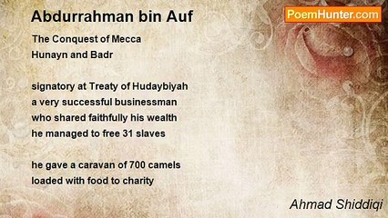 Ahmad Shiddiqi - Abdurrahman bin Auf