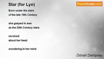 Dónall Dempsey - Star (for Lyn)