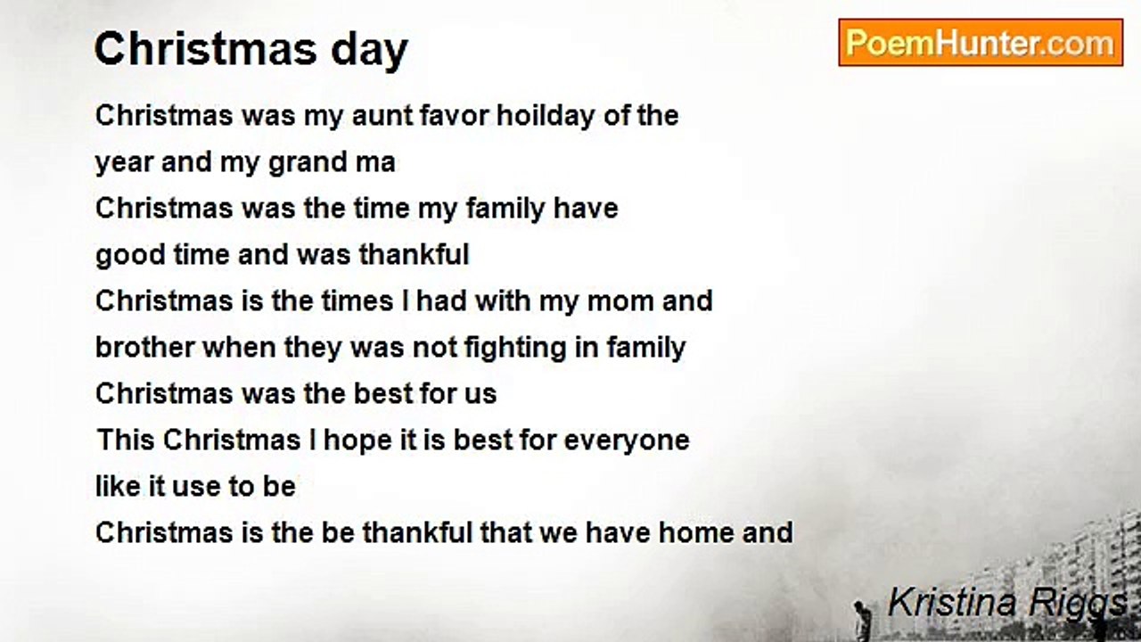 Kristina Riggs - Christmas day