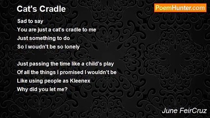 June FeirCruz - Cat's Cradle