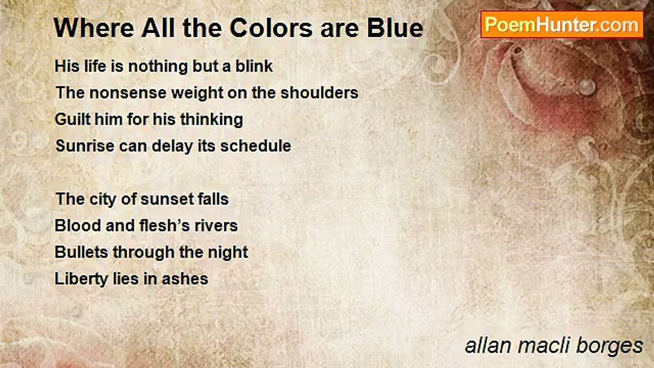 allan macli borges - Where All the Colors are Blue