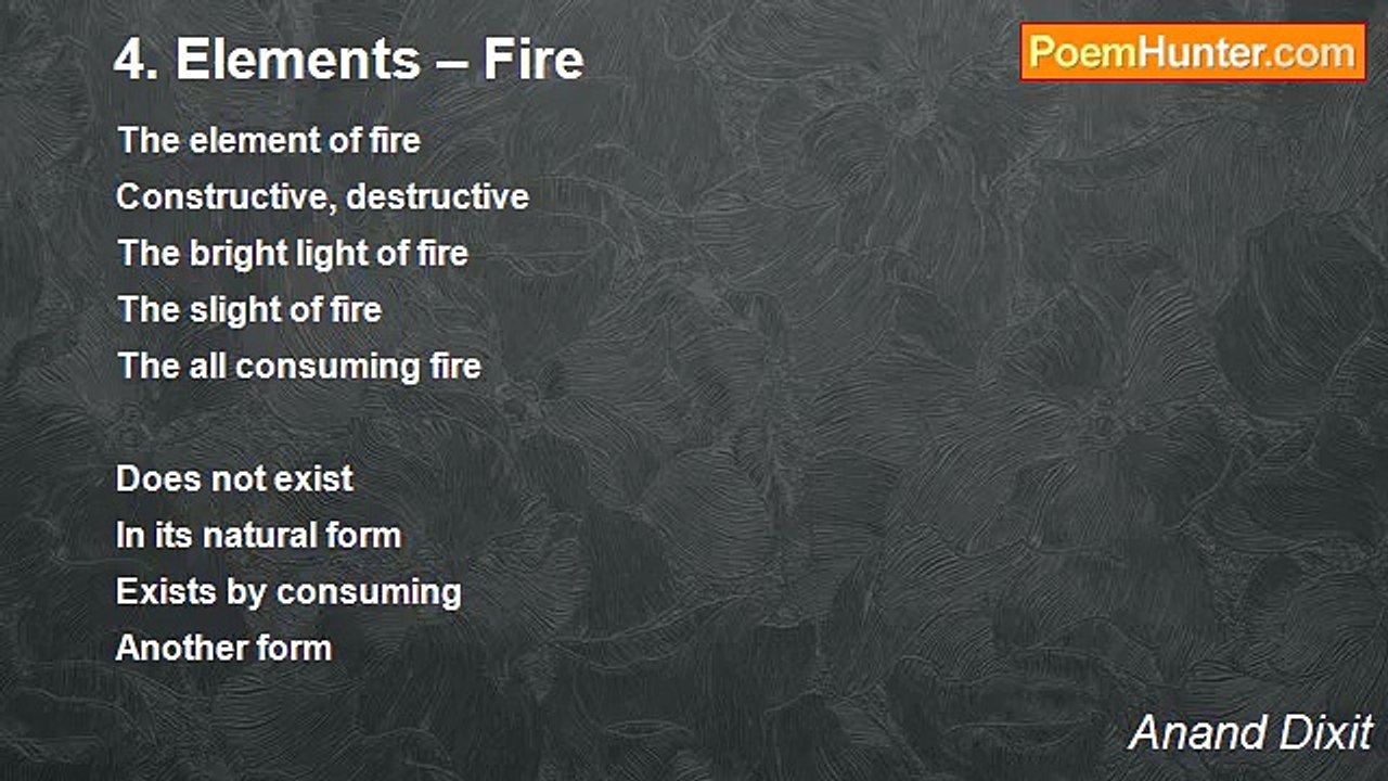 Anand Dixit - 4. Elements – Fire