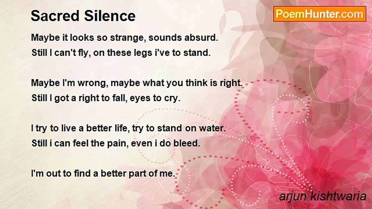 arjun kishtwaria - Sacred Silence