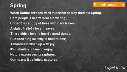 koyel mitra - Spring