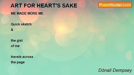 Dónall Dempsey - ART FOR HEART'S SAKE