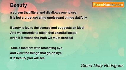 Gloria Mary Rodriguez - Beauty