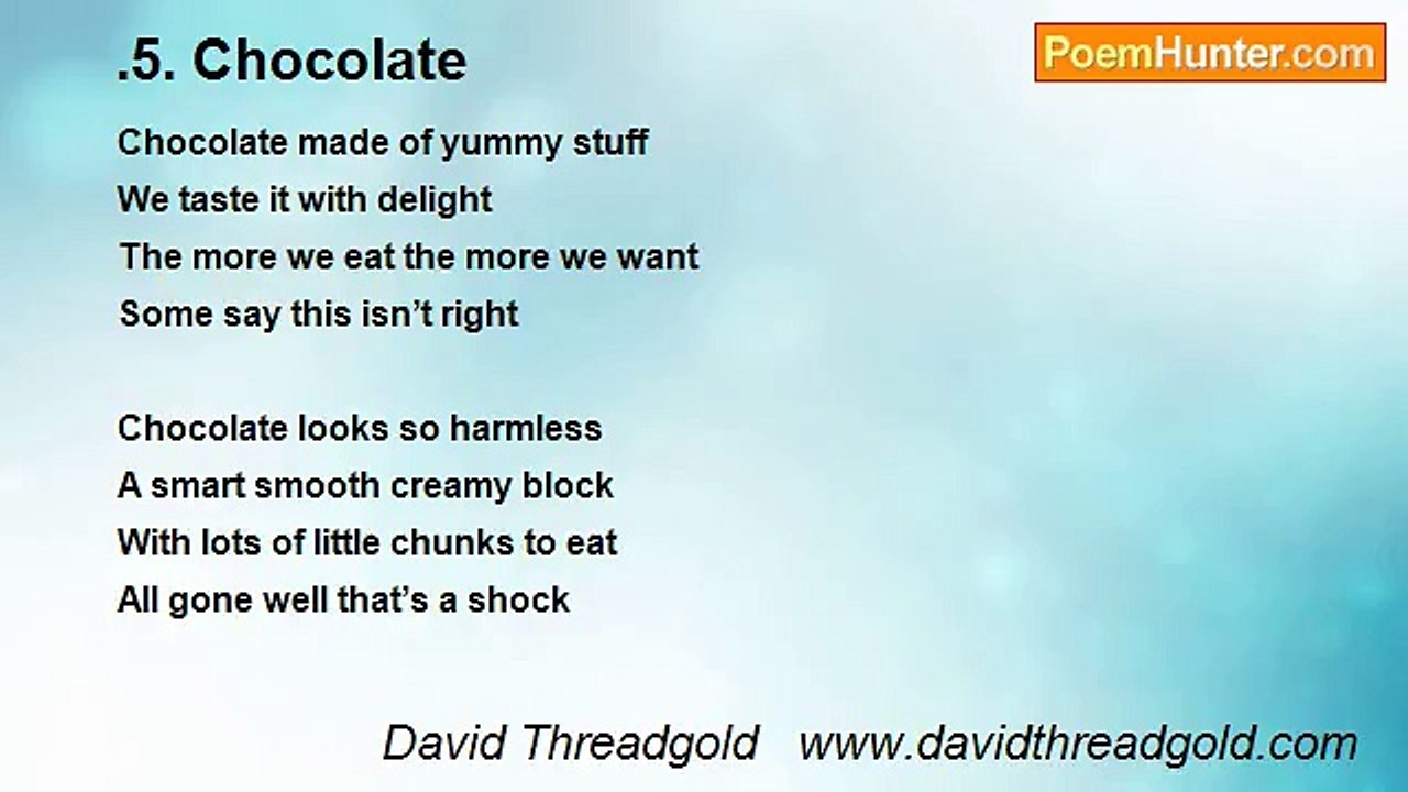 David Threadgold   www.davidthreadgold.com - .5. Chocolate