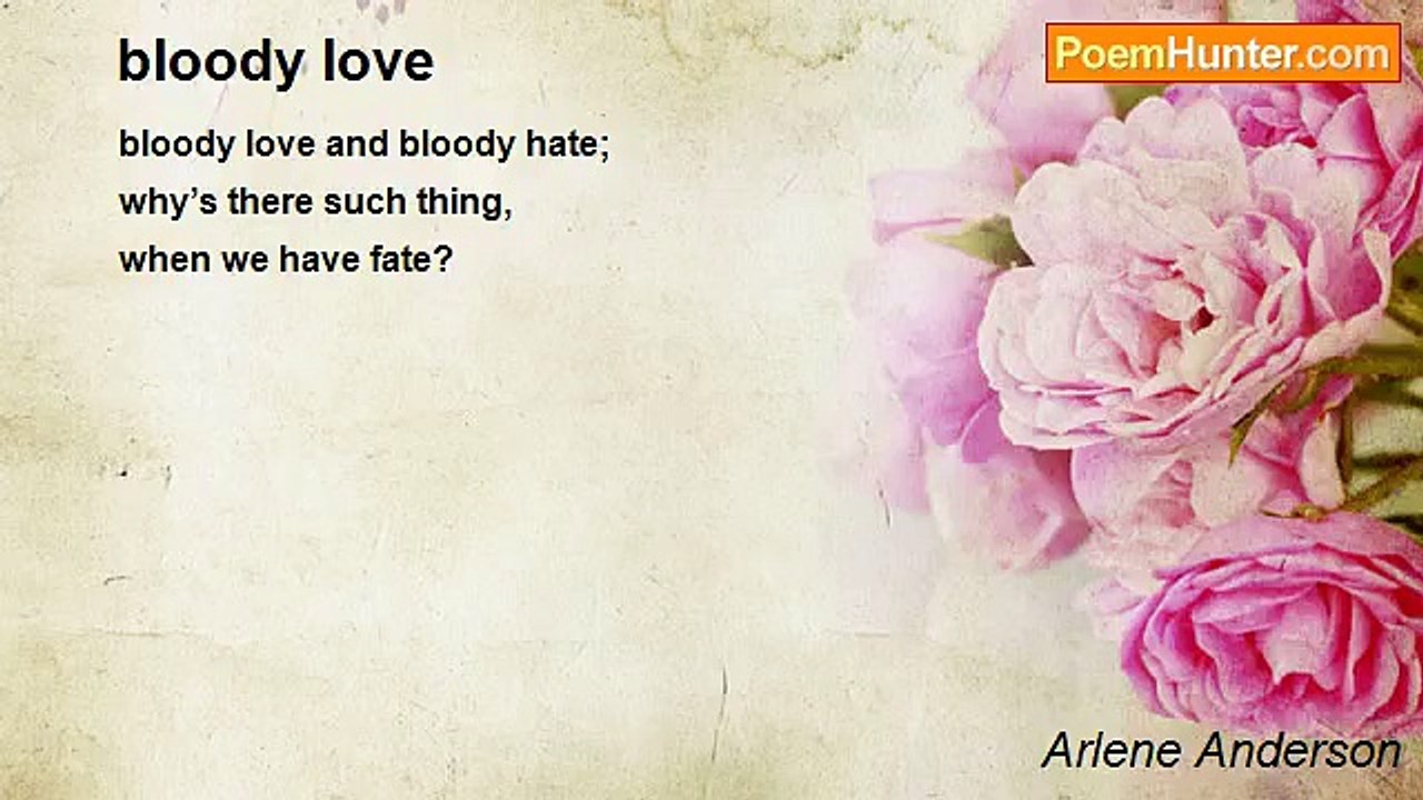 Arlene Anderson - bloody love