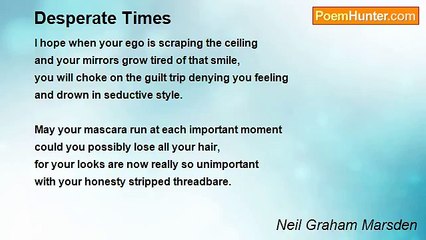 Neil Graham Marsden - Desperate Times