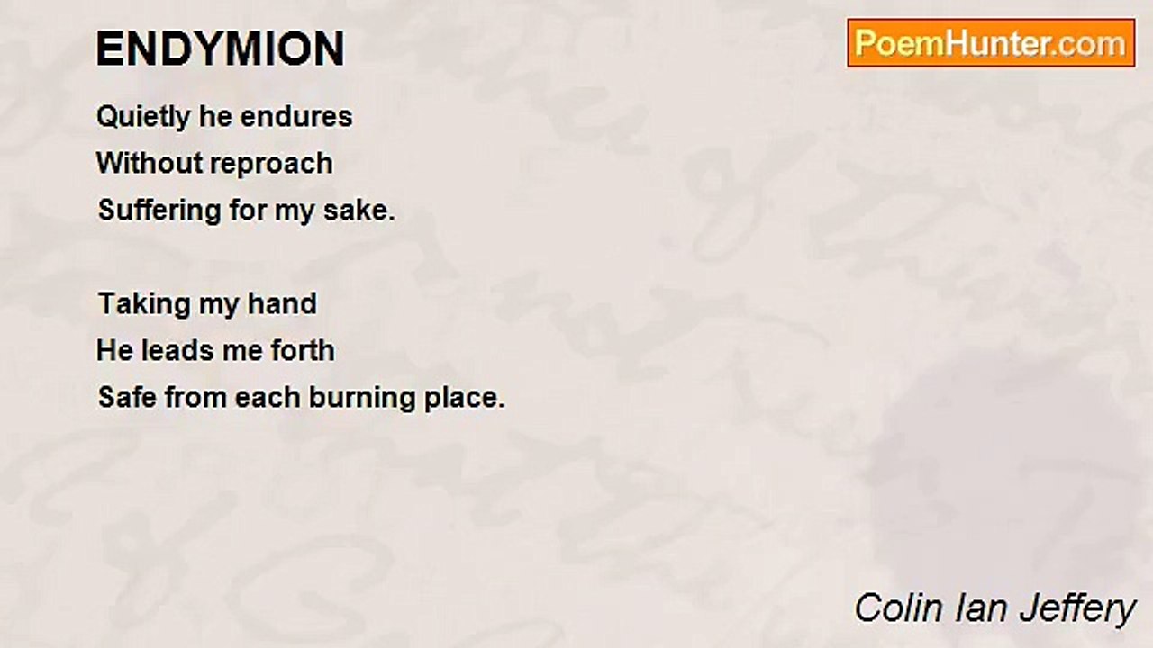 Colin Ian Jeffery - ENDYMION