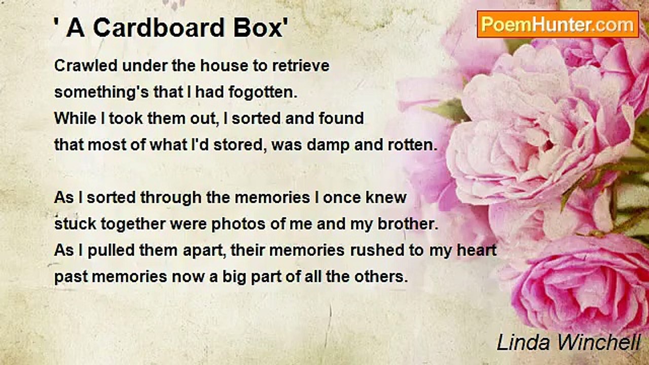 Linda Winchell - ' A Cardboard Box'