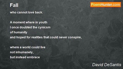 David DeSantis - Fall