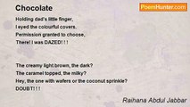 Raihana Abdul Jabbar - Chocolate
