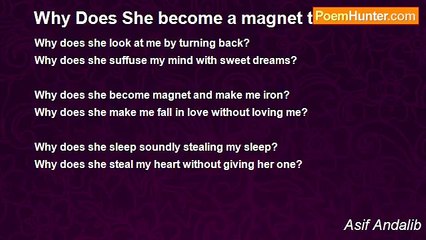 Asif Andalib - Why Does She become a magnet to me