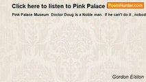 Gordon Elston - Click here to listen to Pink Palace Museum