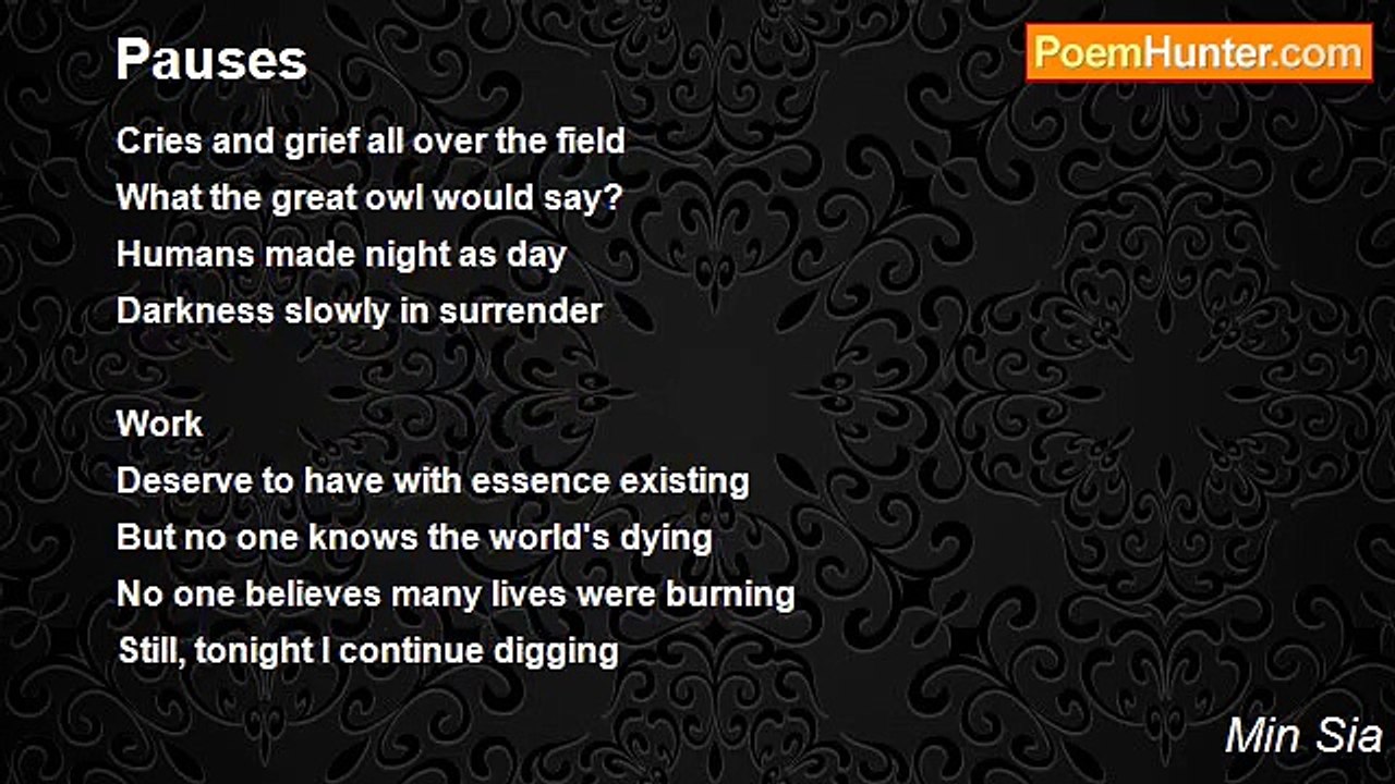 Min Sia - Pauses