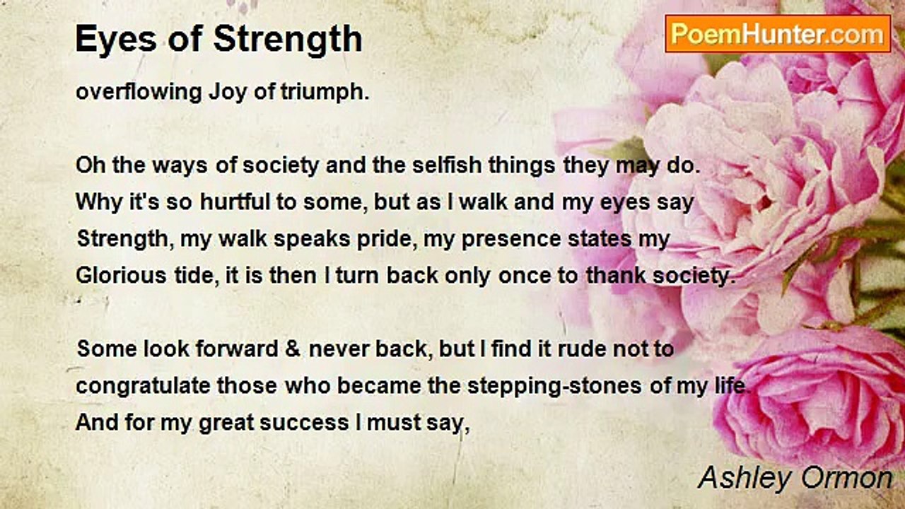 Ashley Ormon - Eyes of Strength