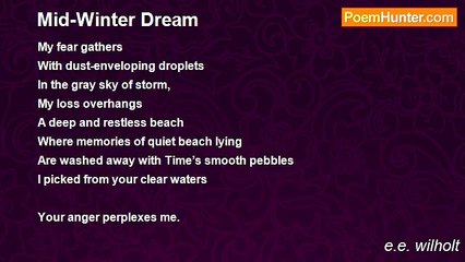 e.e. wilholt - Mid-Winter Dream