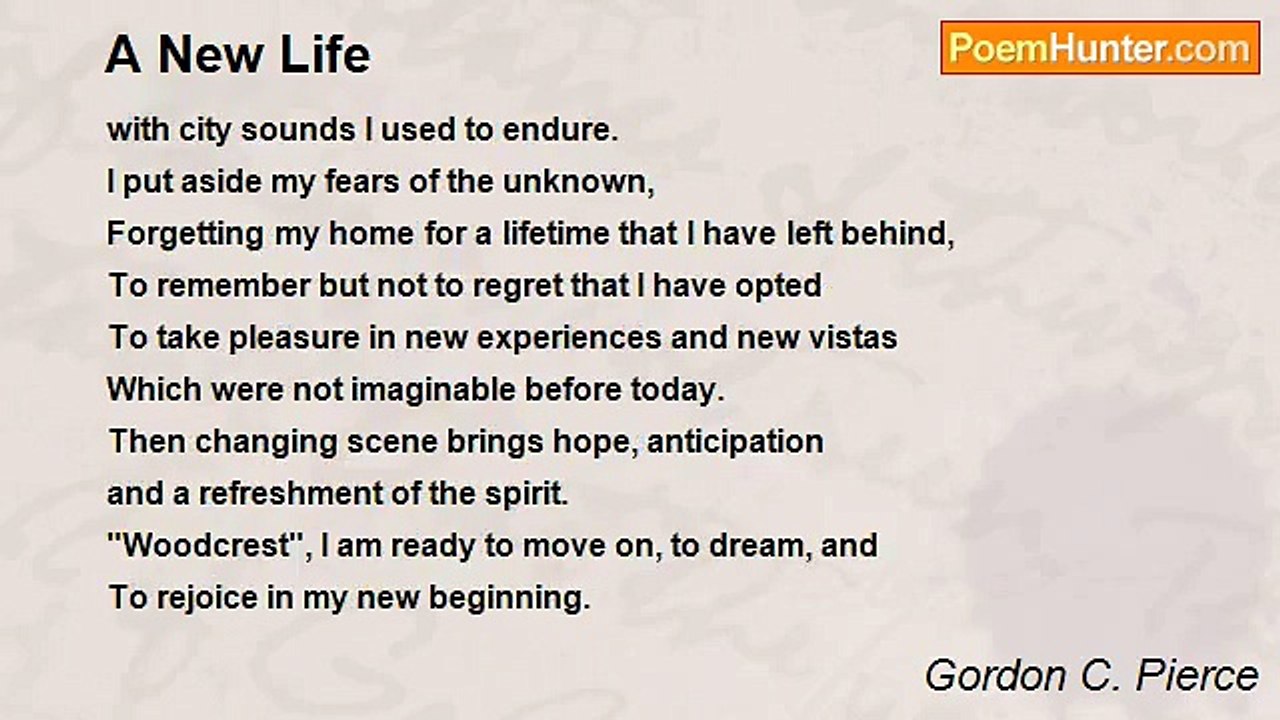 Gordon C. Pierce - A New Life