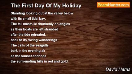 David Harris - The First Day Of My Holiday