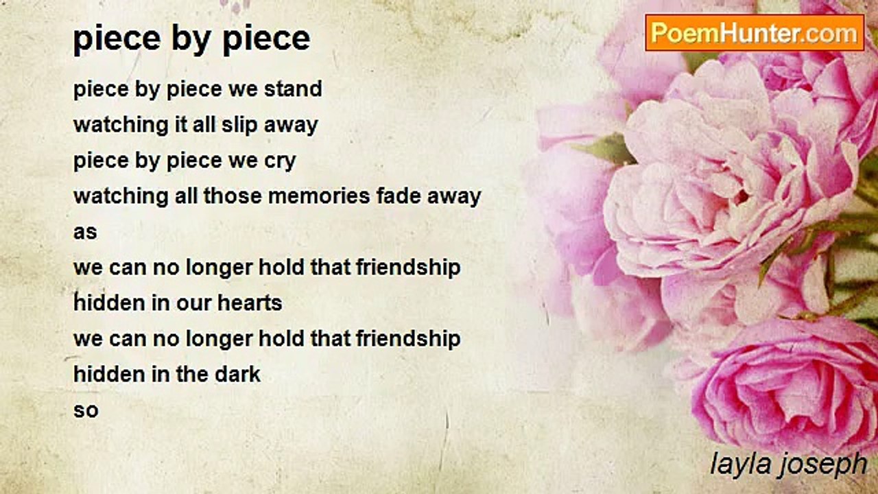 layla joseph - piece by piece