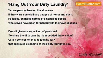 Linda Winchell - 'Hang Out Your Dirty Laundry'