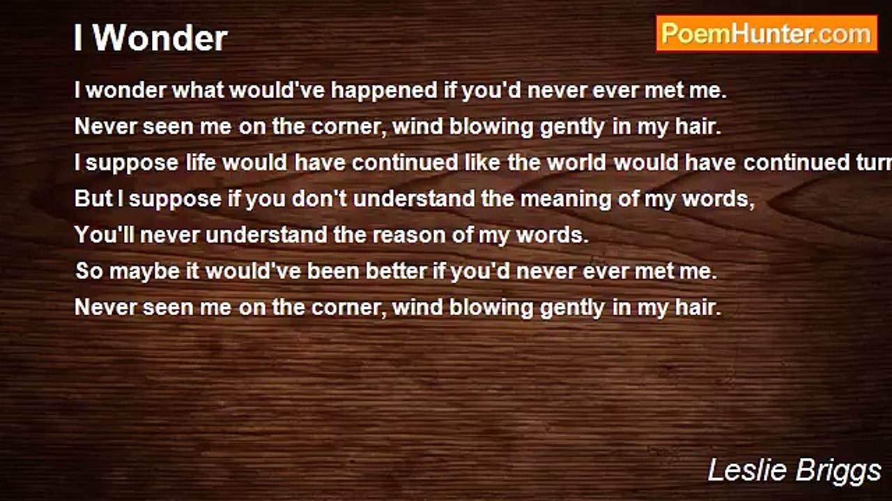 Leslie Briggs - I Wonder