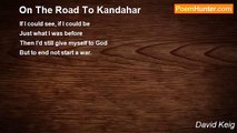 David Keig - On The Road To Kandahar