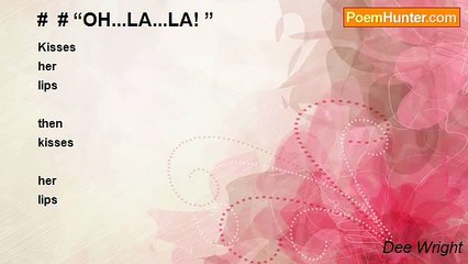 Dee Wright - #  # “OH...LA...LA! ”