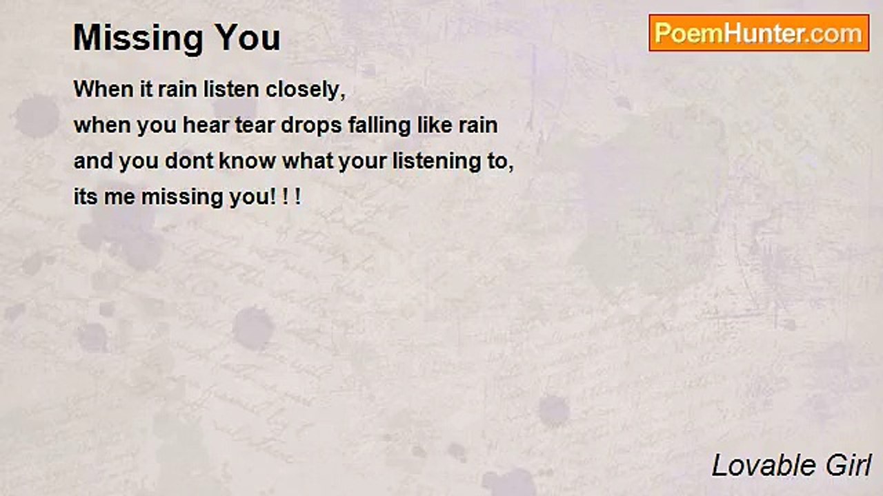 Lovable Girl - Missing You