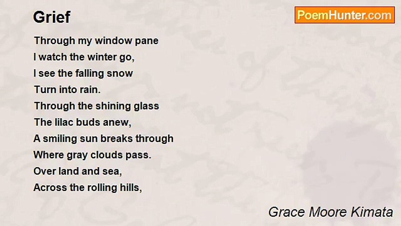 Grace Moore Kimata - Grief