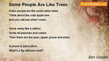 Ben Gieske - Some People Are Like Trees