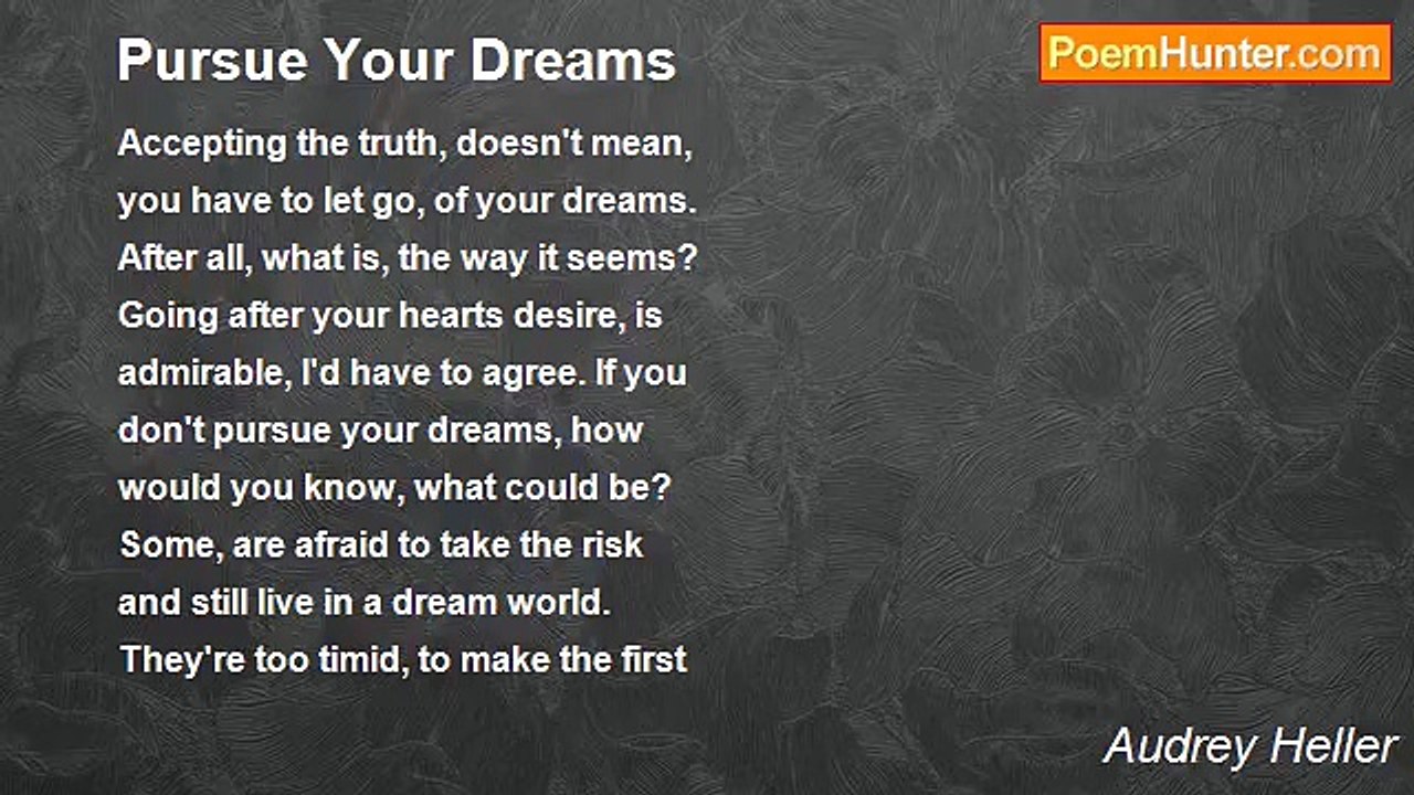 Audrey Heller - Pursue Your Dreams