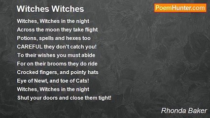 Rhonda Baker - Witches Witches