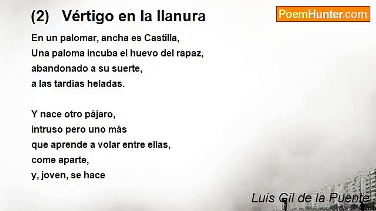 Luis Gil de la Puente - (2)   Vértigo en la llanura