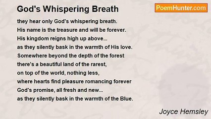 Joyce Hemsley - God's Whispering Breath