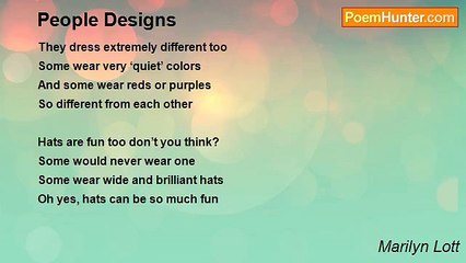 Marilyn Lott - People Designs